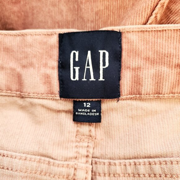GAP Women Shorts Stretch 12 Corduroy Pastel Raw Hem Farmer's Daughter Romantic - Picture 7 of 12